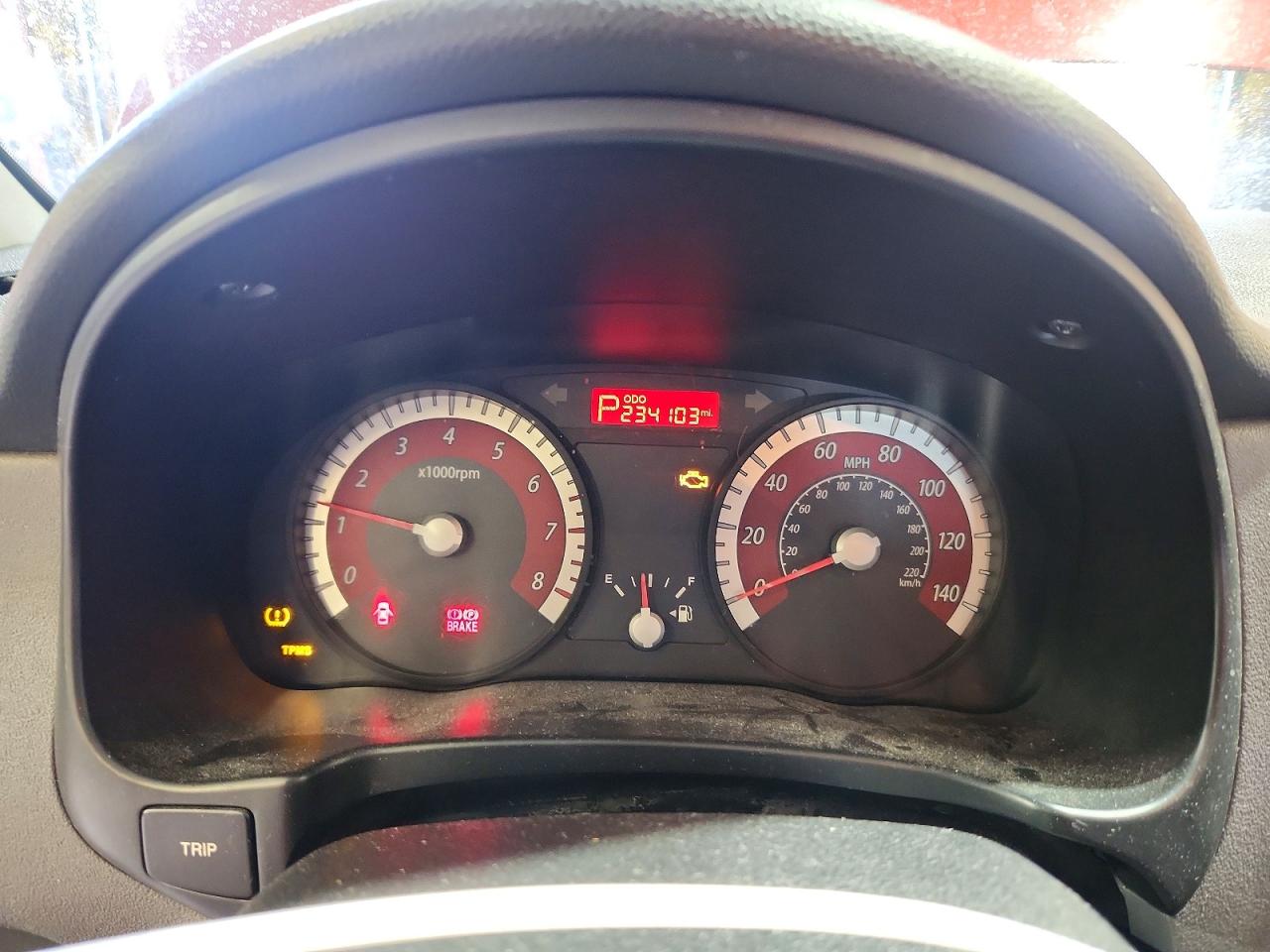 2010 Kia Rio Base Red vin: KNADH4A39A6665405