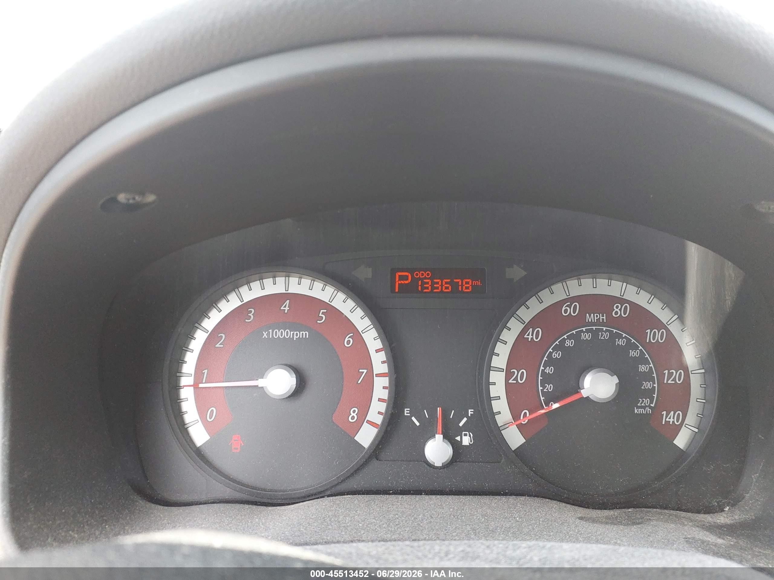 2011 Kia Rio Lx Red vin: KNADH4A39B6731369