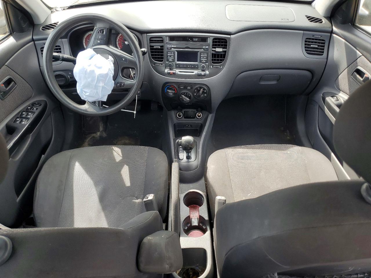 2011 Kia Rio Lx Gray vin: KNADH4A39B6868537