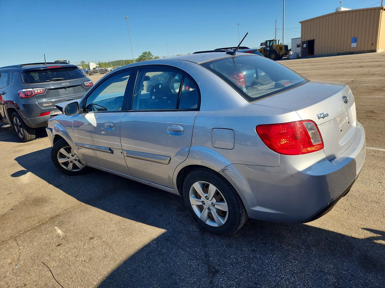 2011 Kia Rio Lx Silver vin: KNADH4A39B6921267