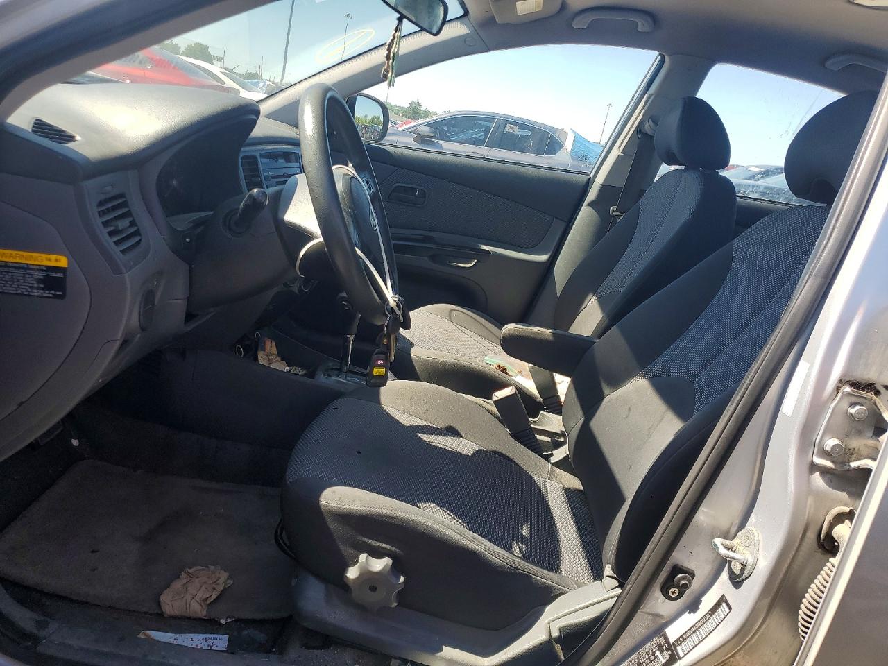 2011 Kia Rio Lx Silver vin: KNADH4A39B6921267