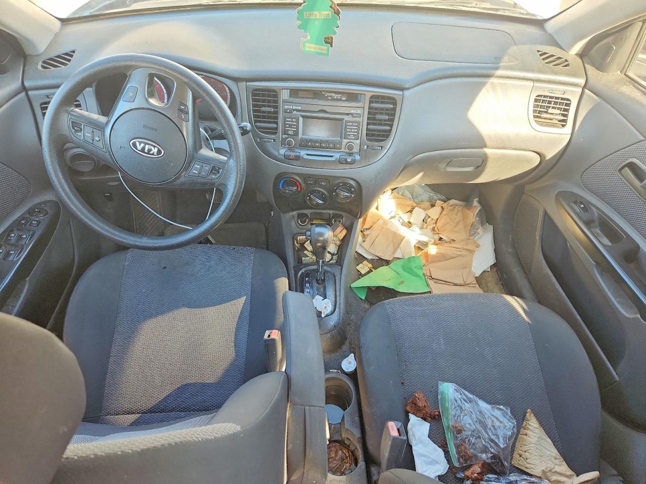 2011 Kia Rio Lx Silver vin: KNADH4A39B6921267