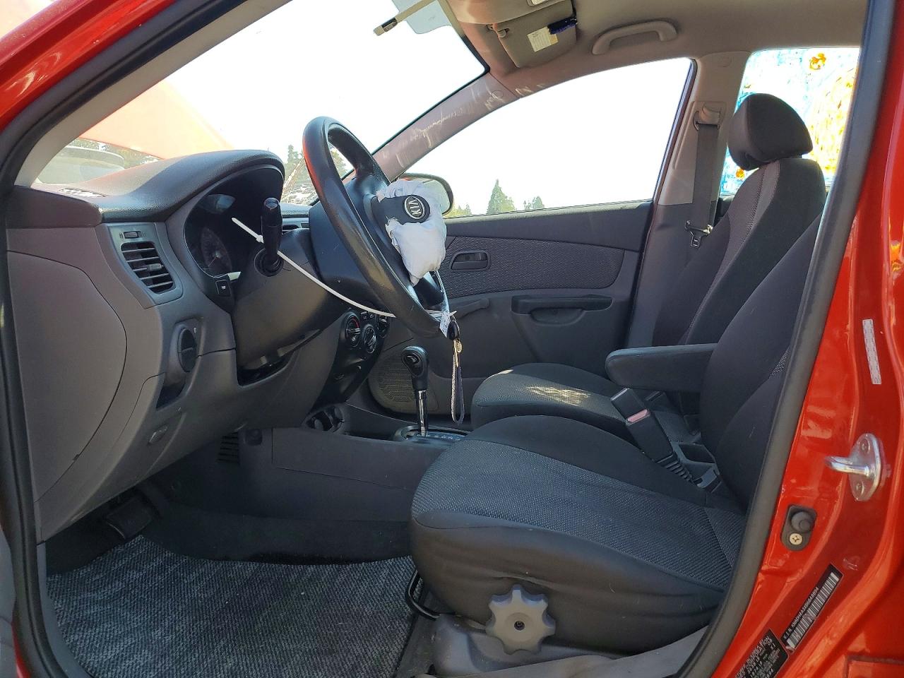 2011 Kia Rio Lx Red vin: KNADH4A3XB6848894