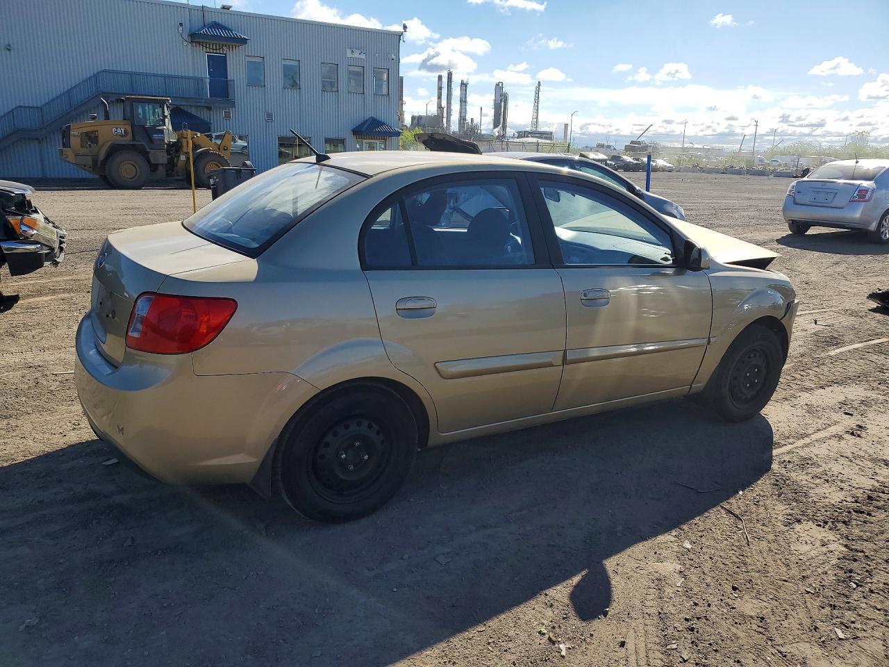 2010 Kia Rio Lx Beige vin: KNADH4B31A6685307