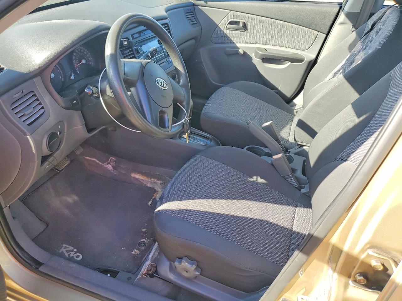 2010 Kia Rio Lx Beige vin: KNADH4B31A6685307