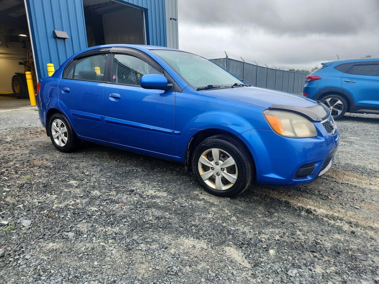 2010 Kia Rio Lx Blue vin: KNADH4B32A6596054
