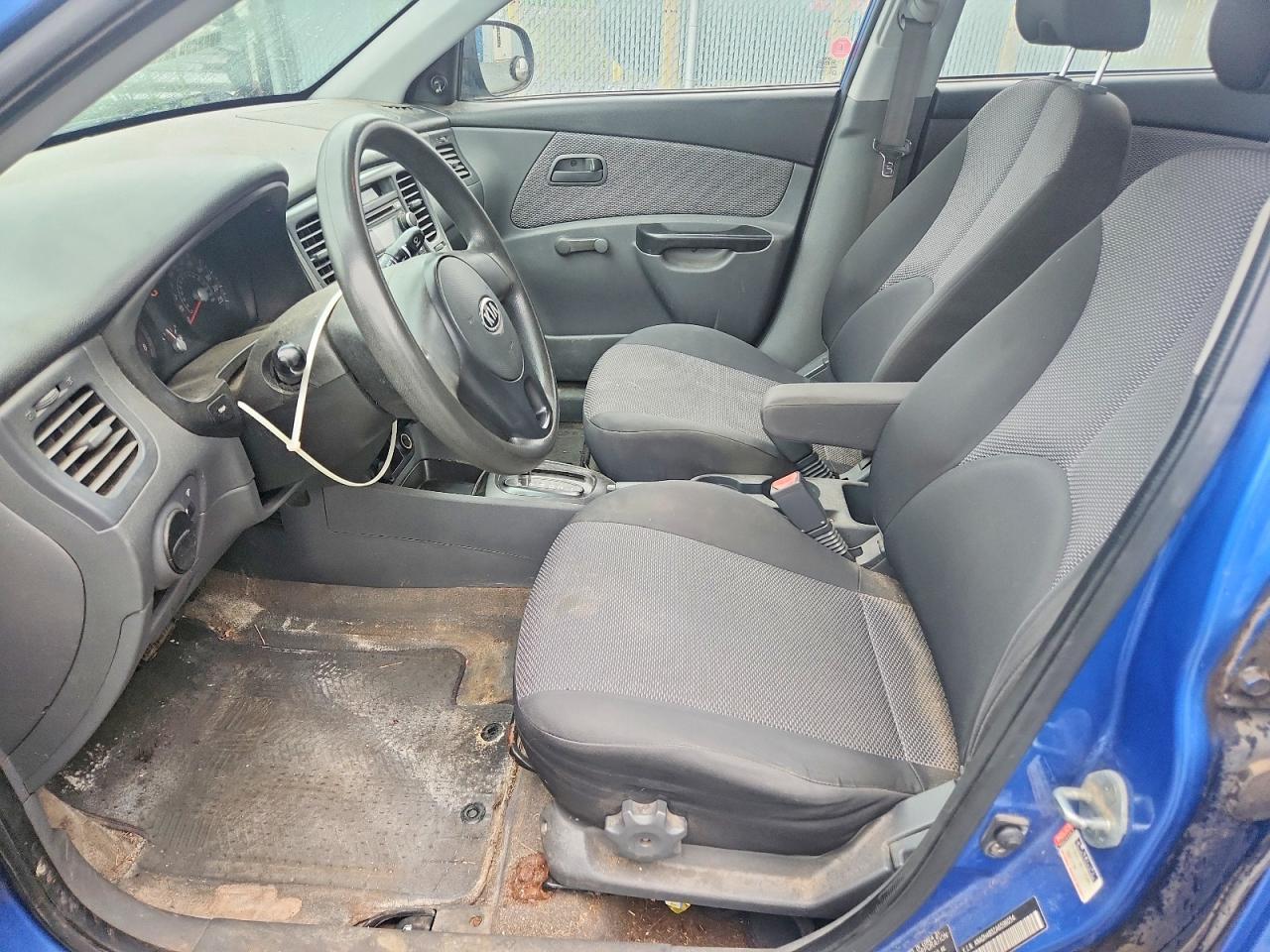 2010 Kia Rio Lx Blue vin: KNADH4B32A6596054