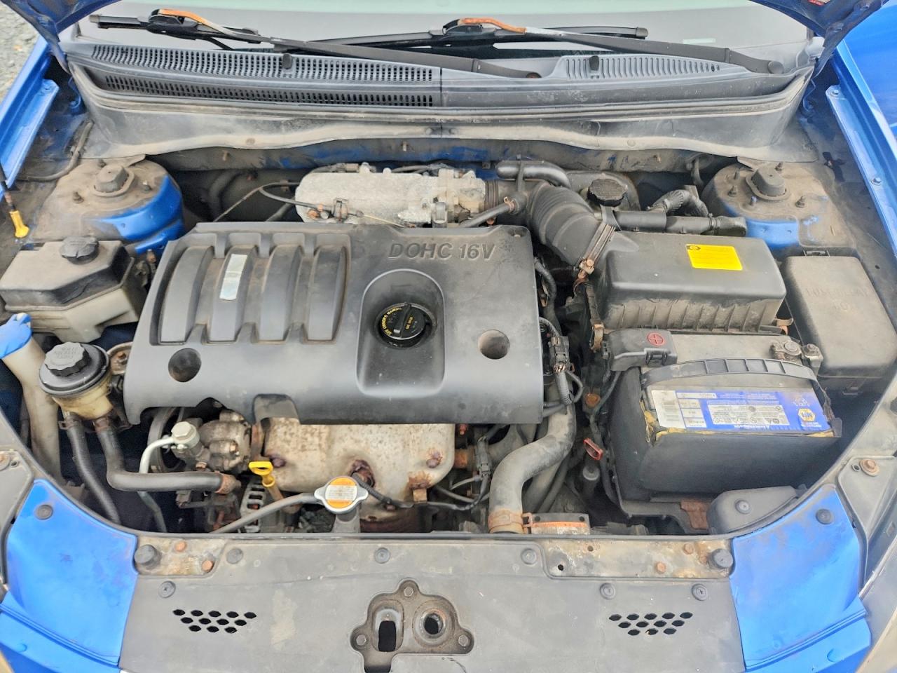 2010 Kia Rio Lx Blue vin: KNADH4B32A6596054