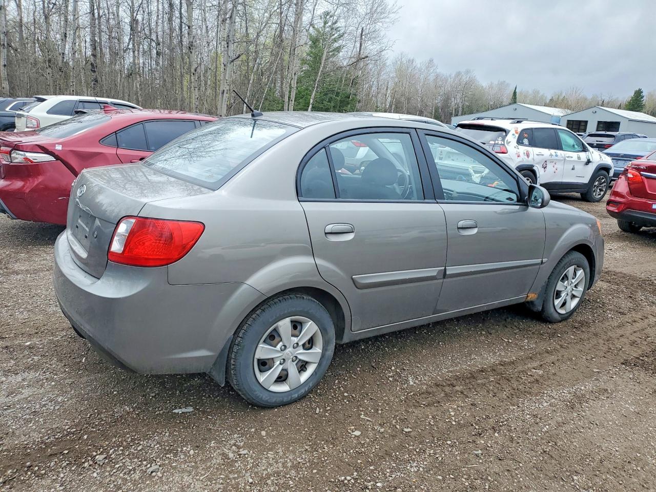 2010 Kia Rio Lx Серый vin: KNADH4B35A6622730