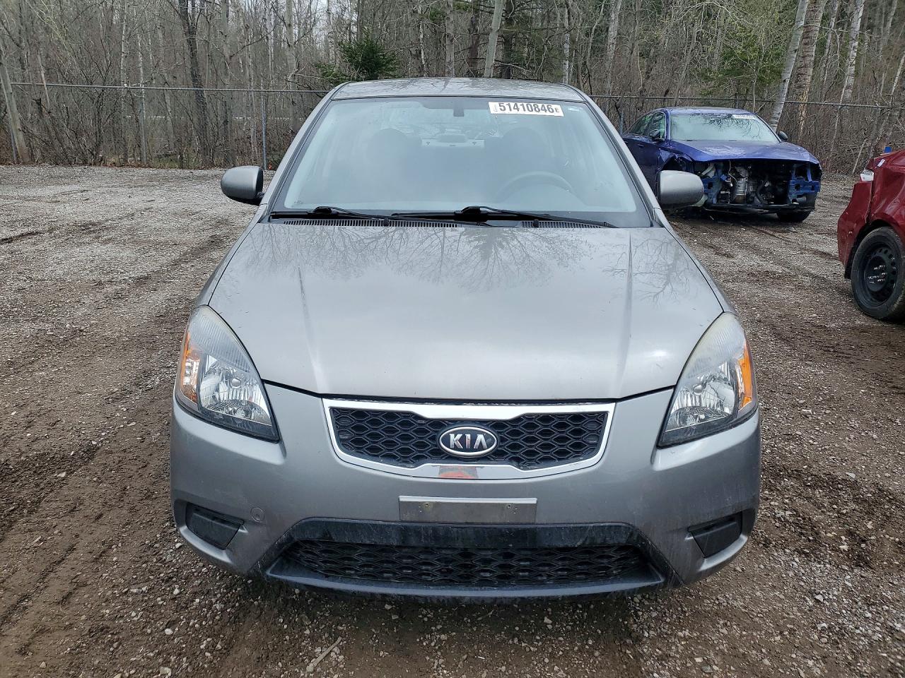 2010 Kia Rio Lx Серый vin: KNADH4B35A6622730