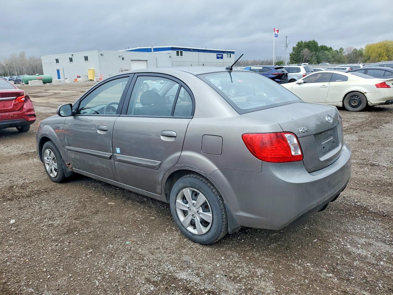2010 Kia Rio Lx Серый vin: KNADH4B35A6622730