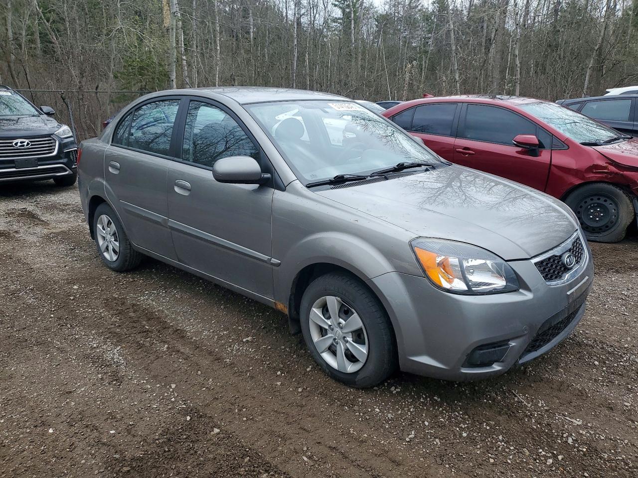 2010 Kia Rio Lx Серый vin: KNADH4B35A6622730