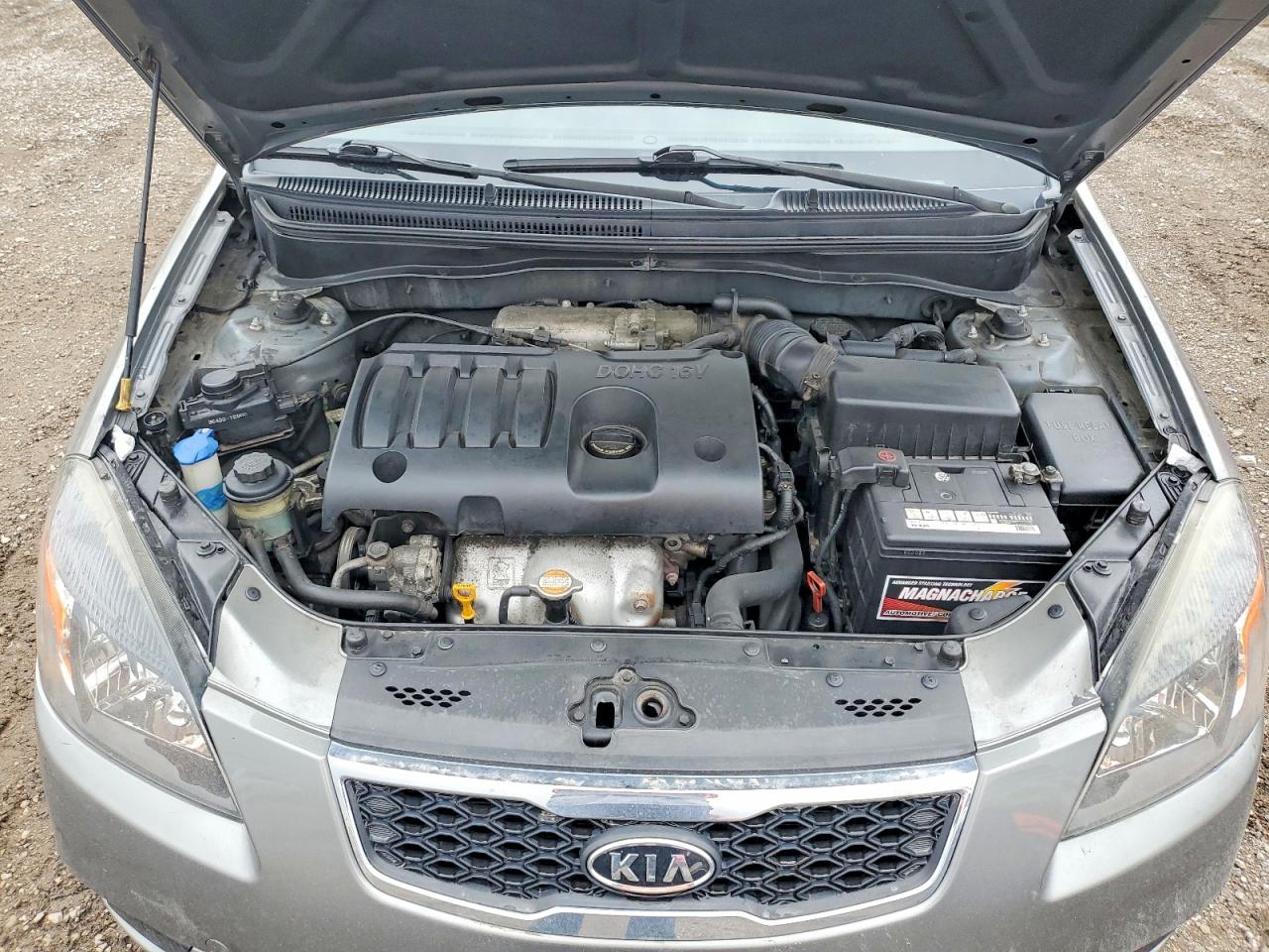 2010 Kia Rio Lx Серый vin: KNADH4B35A6622730