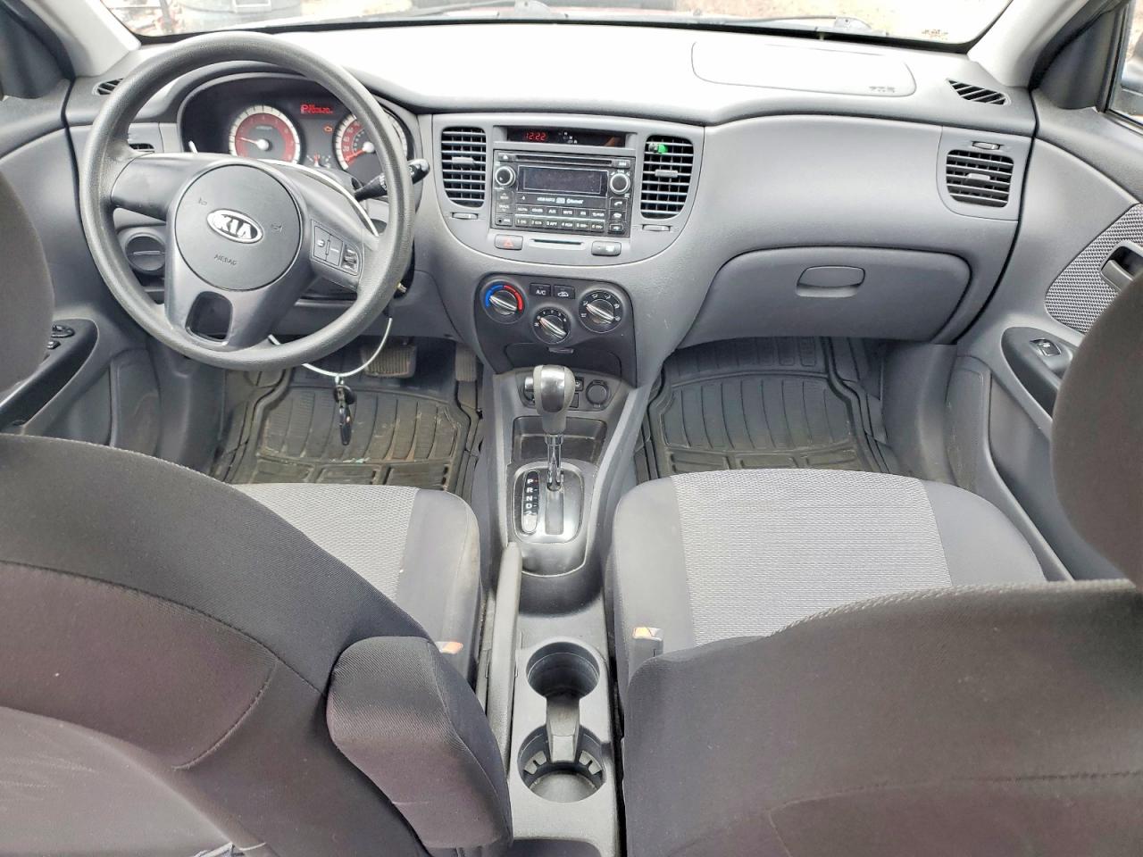 2010 Kia Rio Lx Серый vin: KNADH4B35A6622730