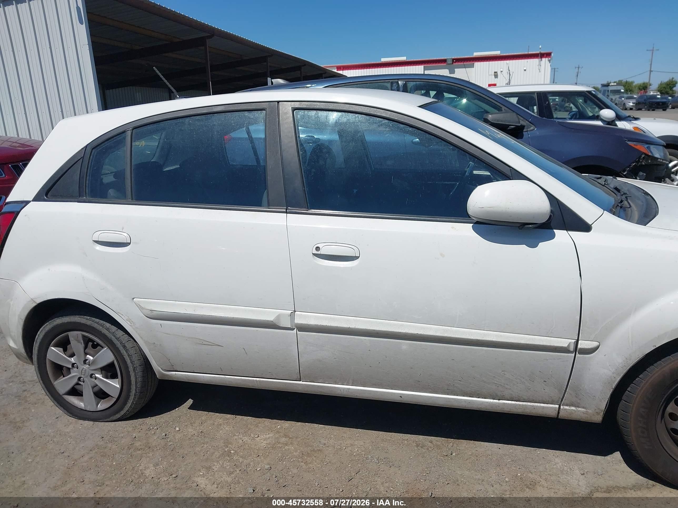 2010 Kia Rio Lx Белый vin: KNADH5A34A6646704