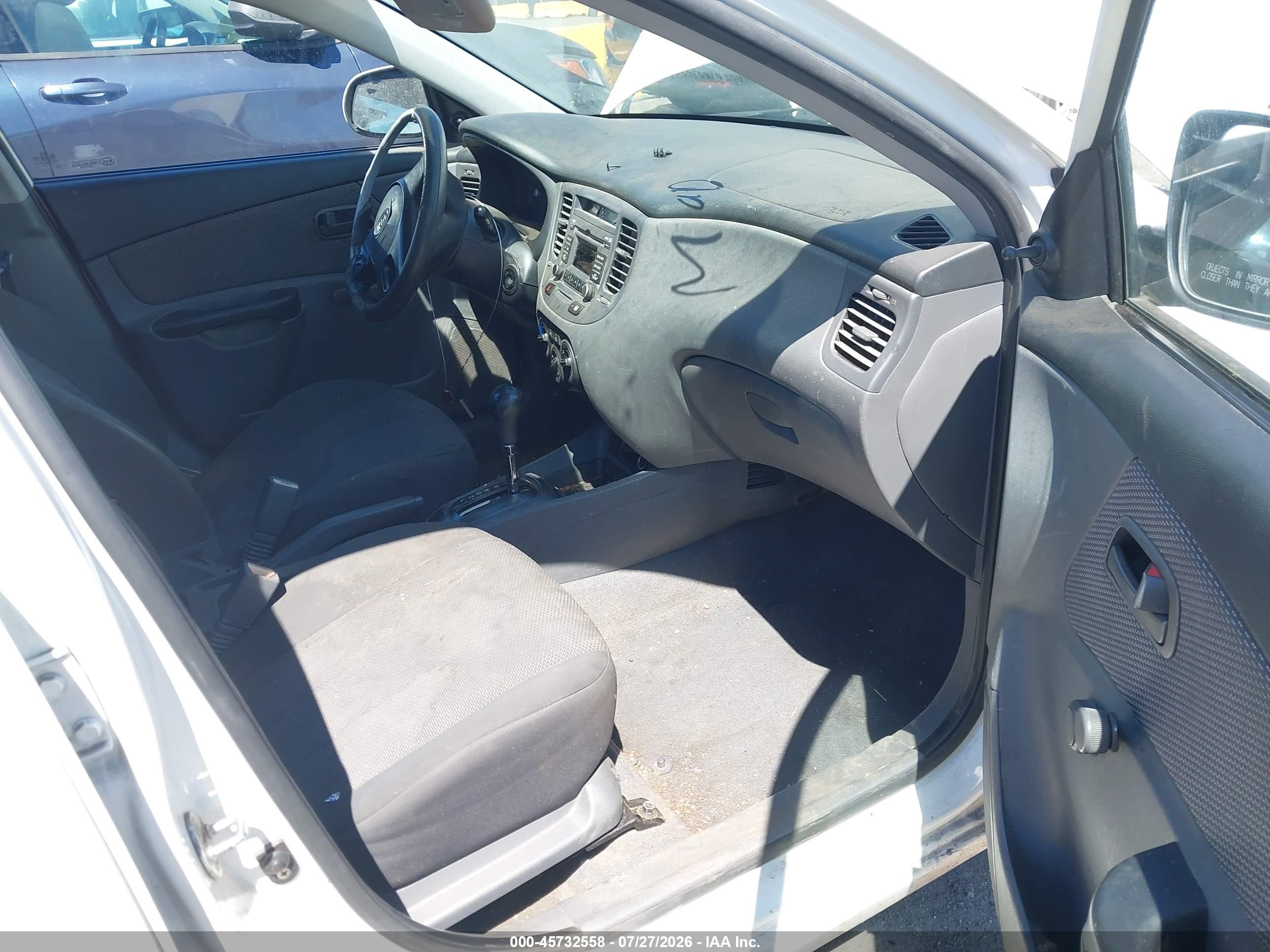 2010 Kia Rio Lx Белый vin: KNADH5A34A6646704