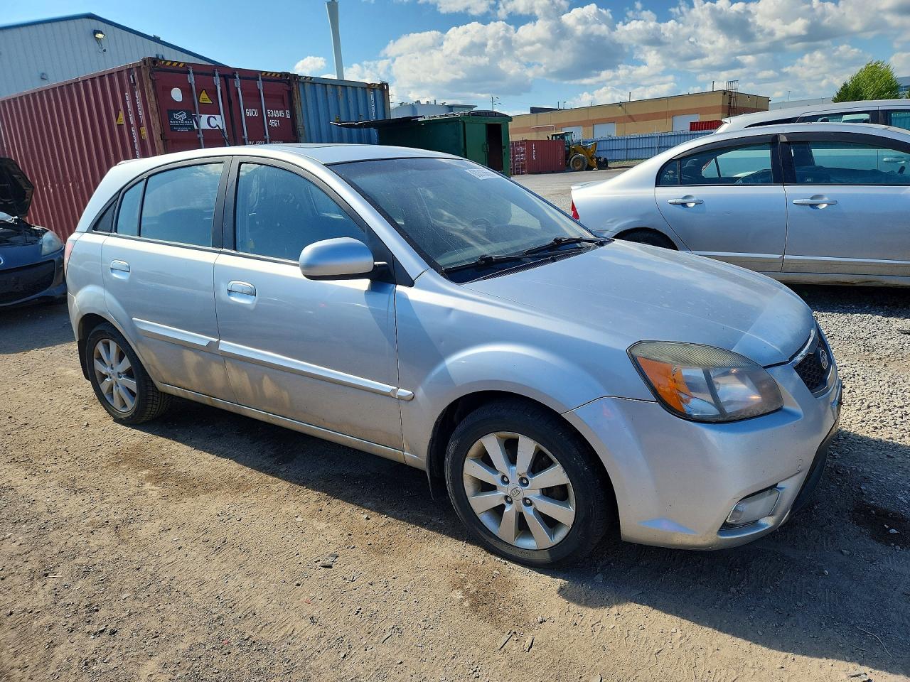 2010 Kia Rio5 Silver vin: KNADH5A39A6605338