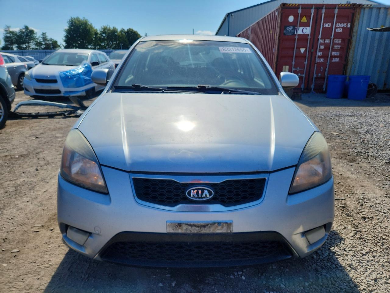 2010 Kia Rio5 Silver vin: KNADH5A39A6605338