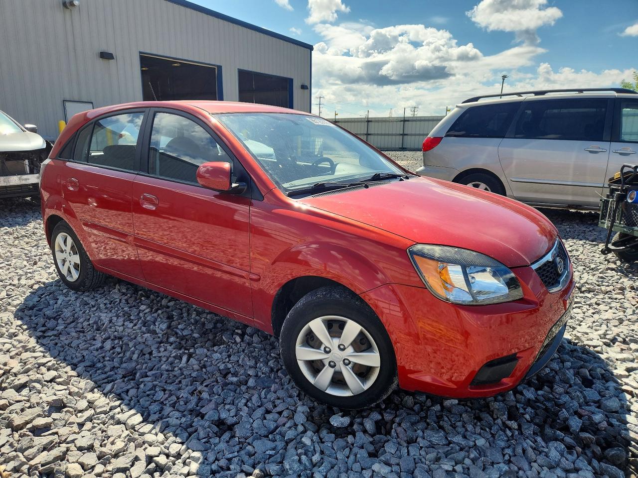 2011 Kia Rio5 Lx Red vin: KNADH5A39B6762627