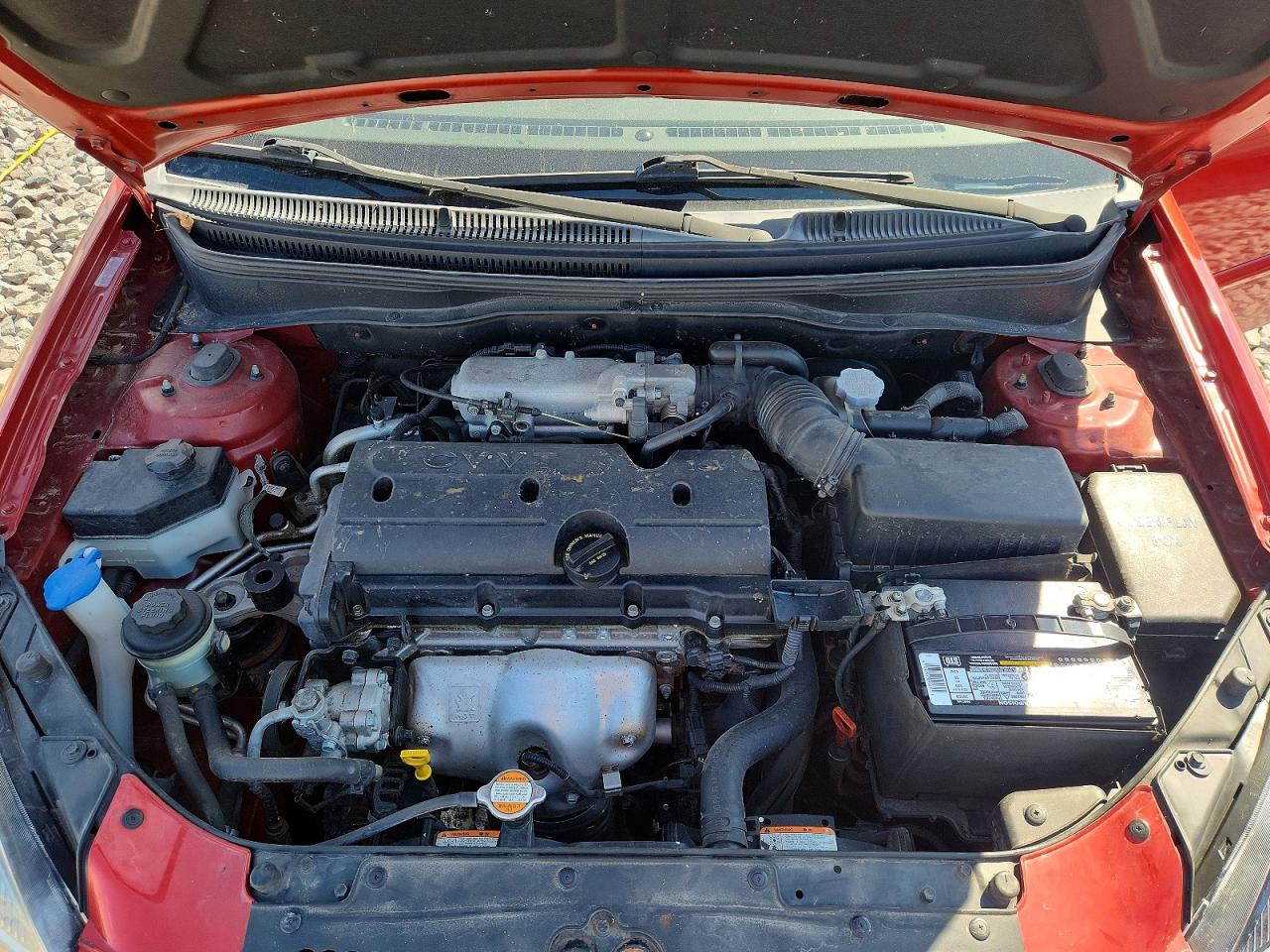 2011 Kia Rio5 Lx Red vin: KNADH5A39B6762627