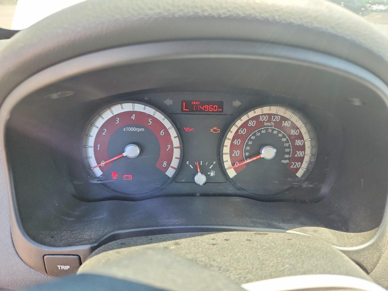 2010 Kia Rio5 Lx White vin: KNADH5B31A6630538