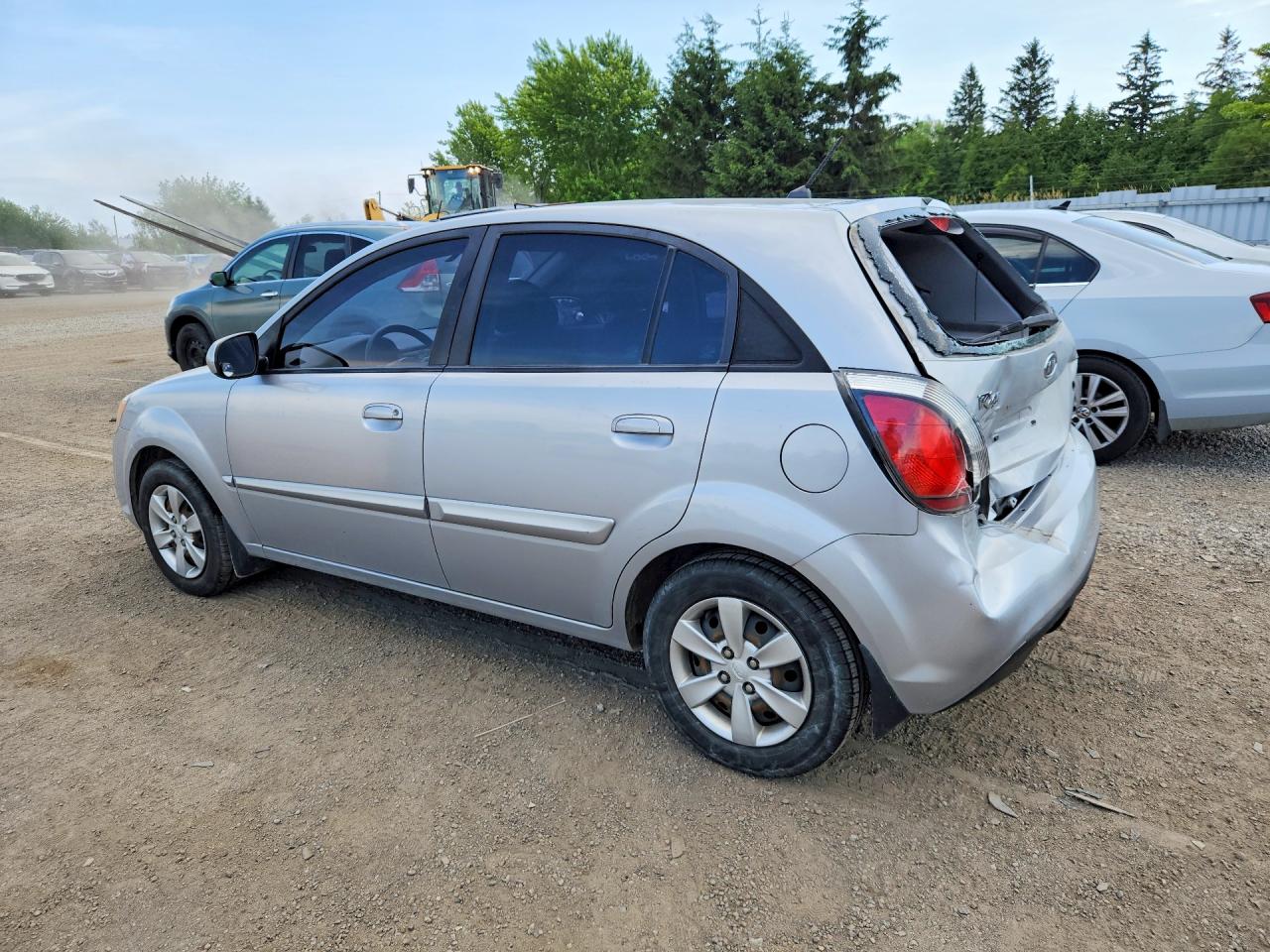 2011 Kia Rio Ex Silver vin: KNADH5B34B6839452