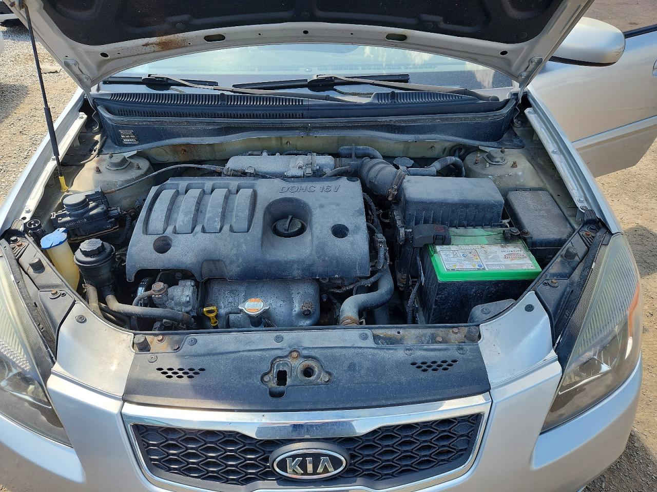 2011 Kia Rio Ex Silver vin: KNADH5B34B6839452