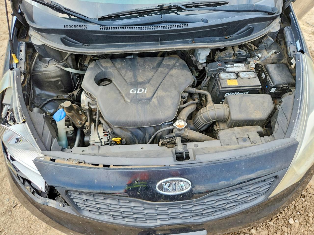 2012 Kia Rio Lx Black vin: KNADM4A30C6046948