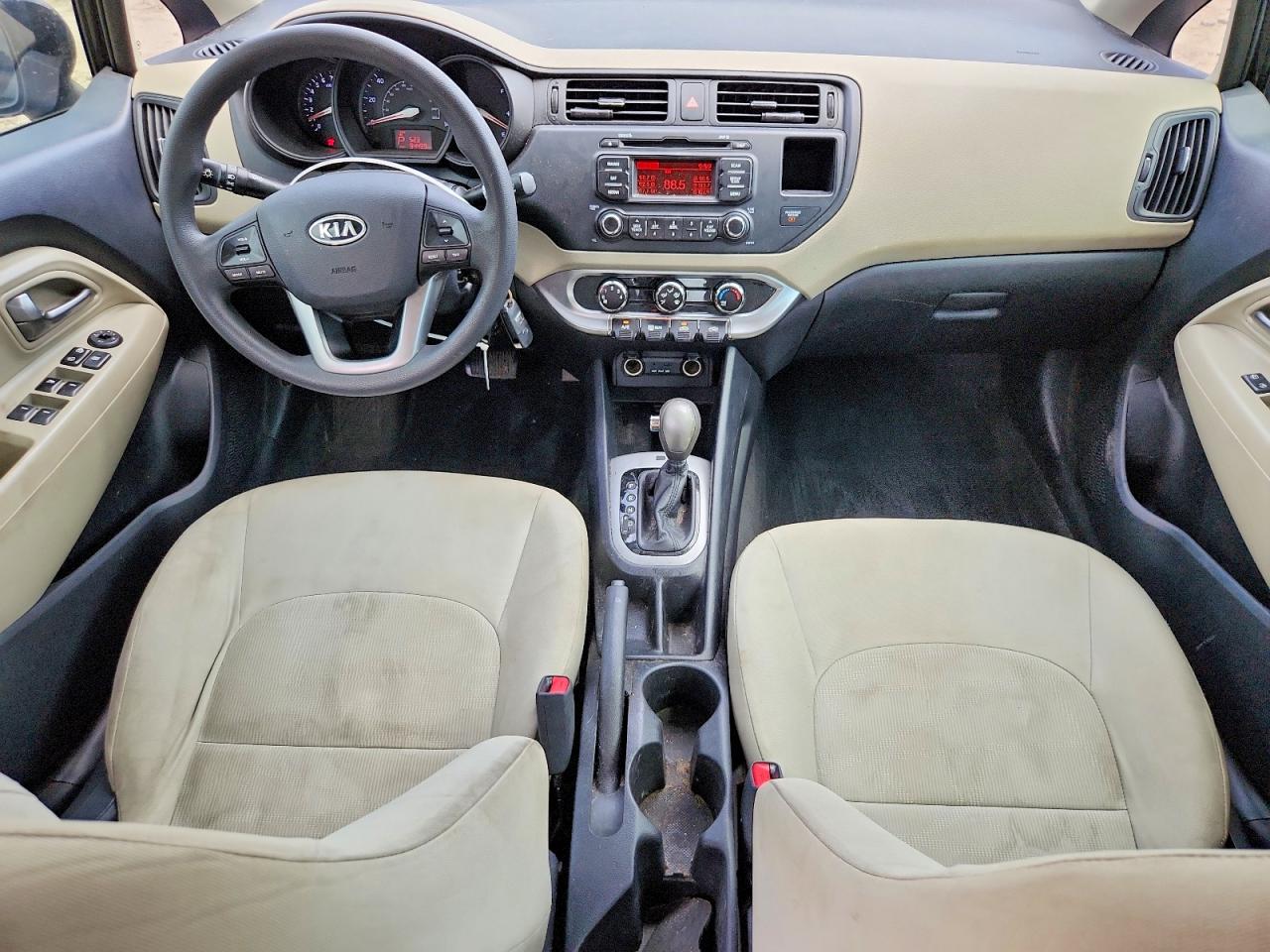 2012 Kia Rio Lx Black vin: KNADM4A30C6046948