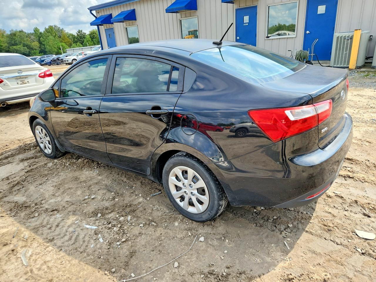 2012 Kia Rio Lx Black vin: KNADM4A30C6046948