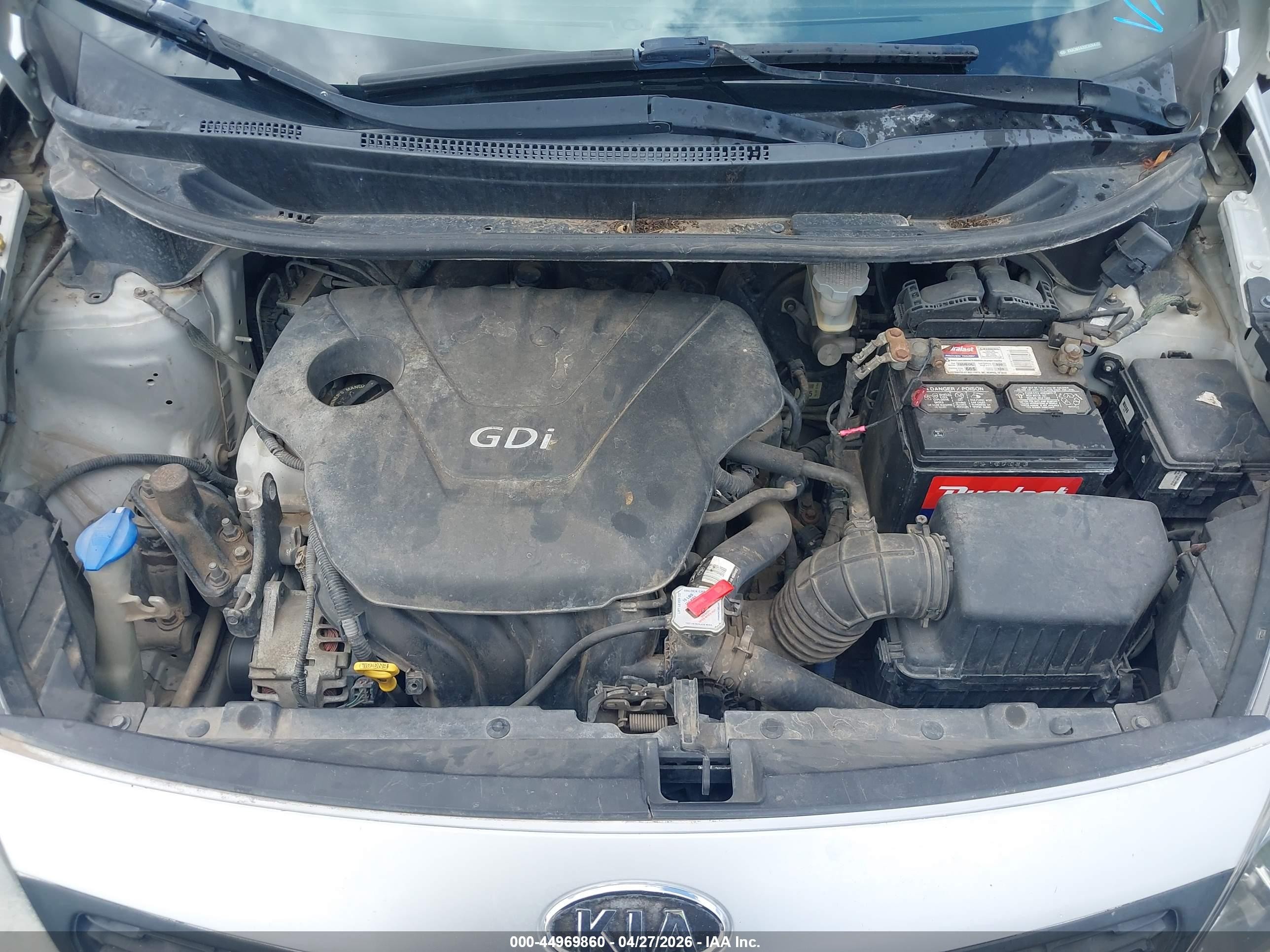 2012 Kia Rio Lx Silver vin: KNADM4A30C6064205