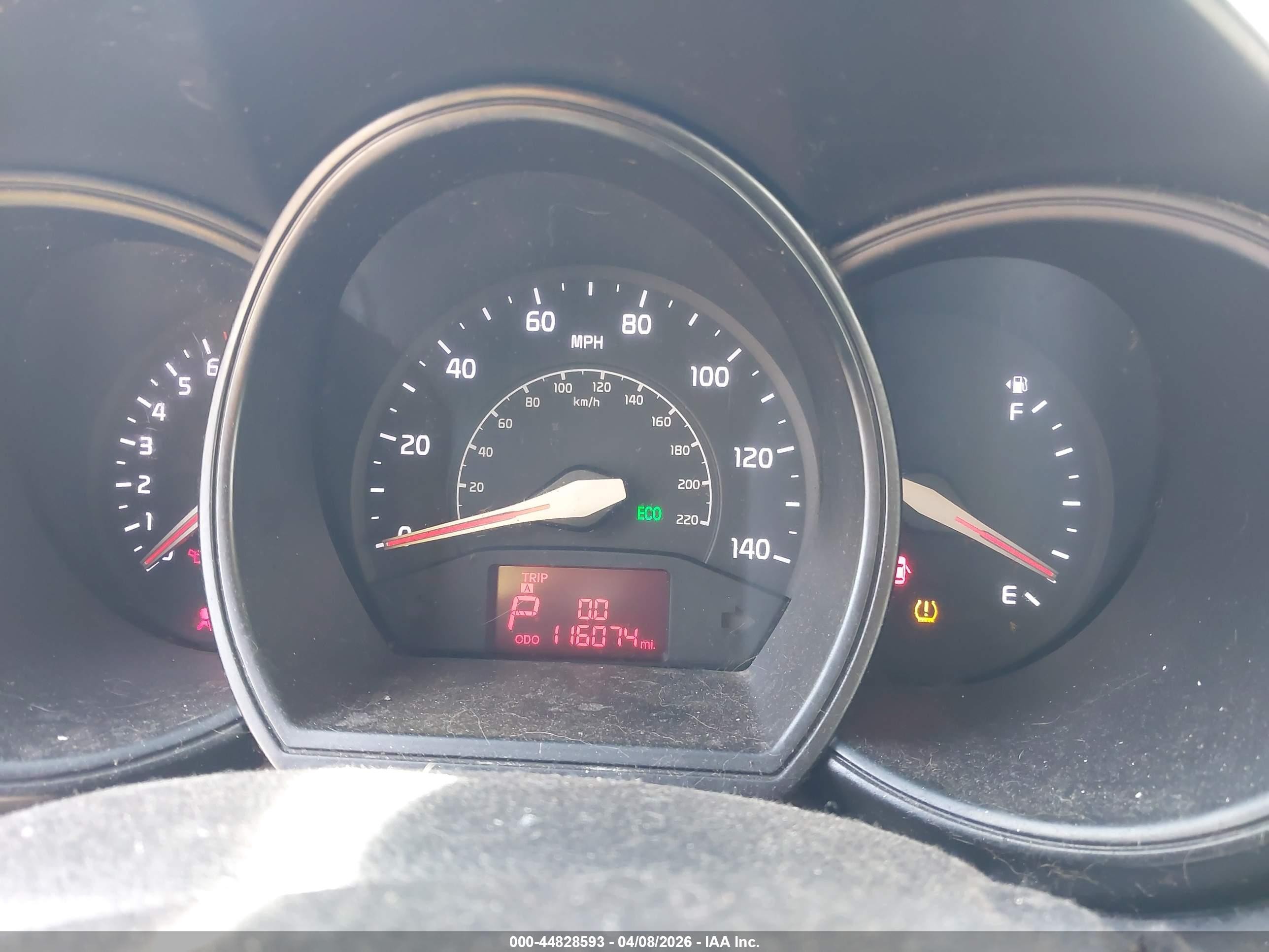 2013 Kia Rio Lx Black vin: KNADM4A30D6170915