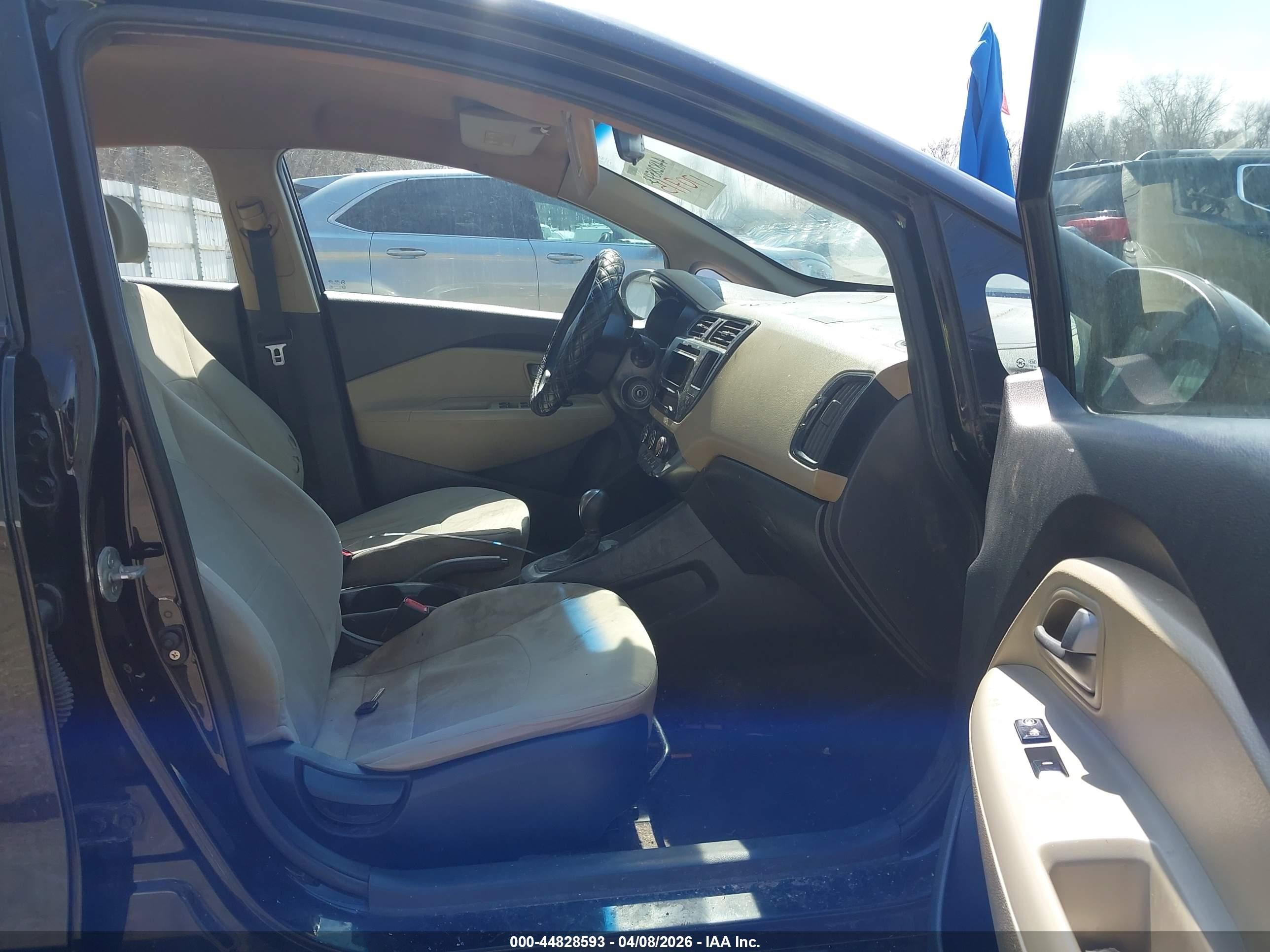 2013 Kia Rio Lx Black vin: KNADM4A30D6170915