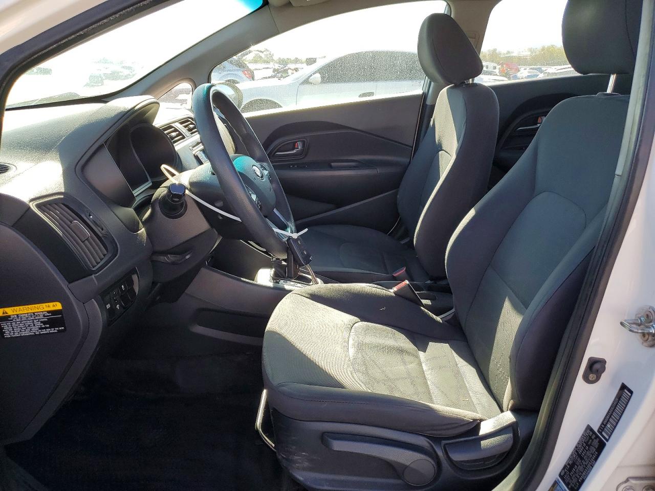 2013 Kia Rio Lx Белый vin: KNADM4A30D6204626