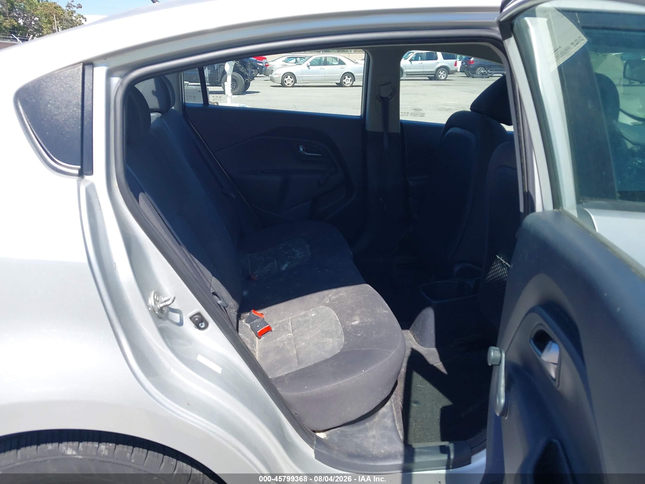 2013 Kia Rio Lx Silver vin: KNADM4A30D6289757