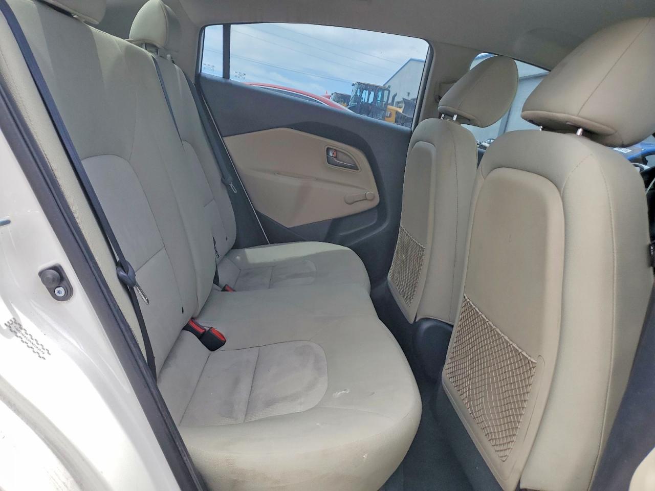 2013 Kia Rio Lx White vin: KNADM4A30D6293579