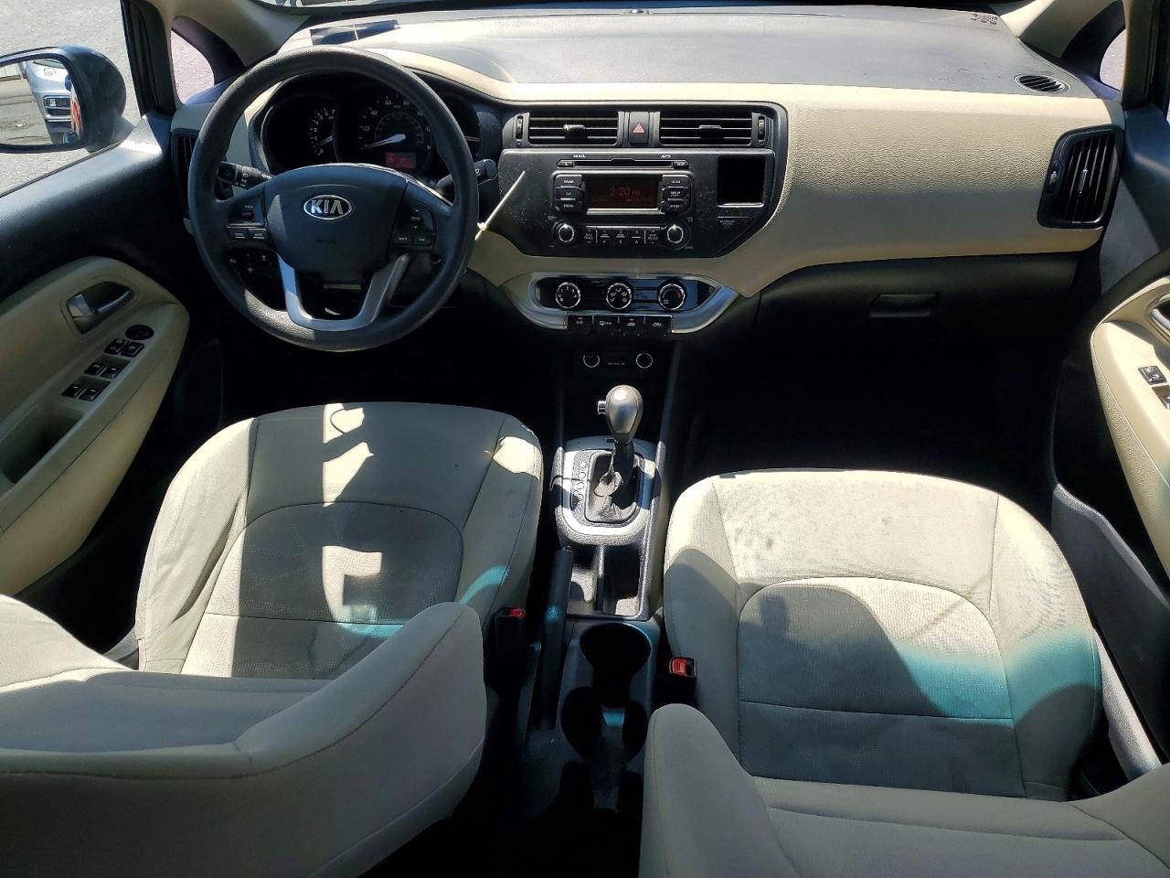 2013 Kia Rio Lx Black vin: KNADM4A30D6294649