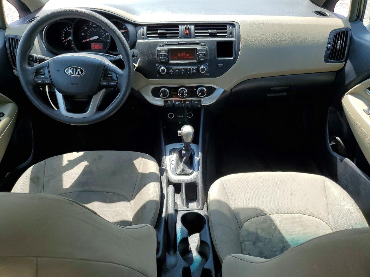 2014 Kia Rio Lx Black vin: KNADM4A30E6325187