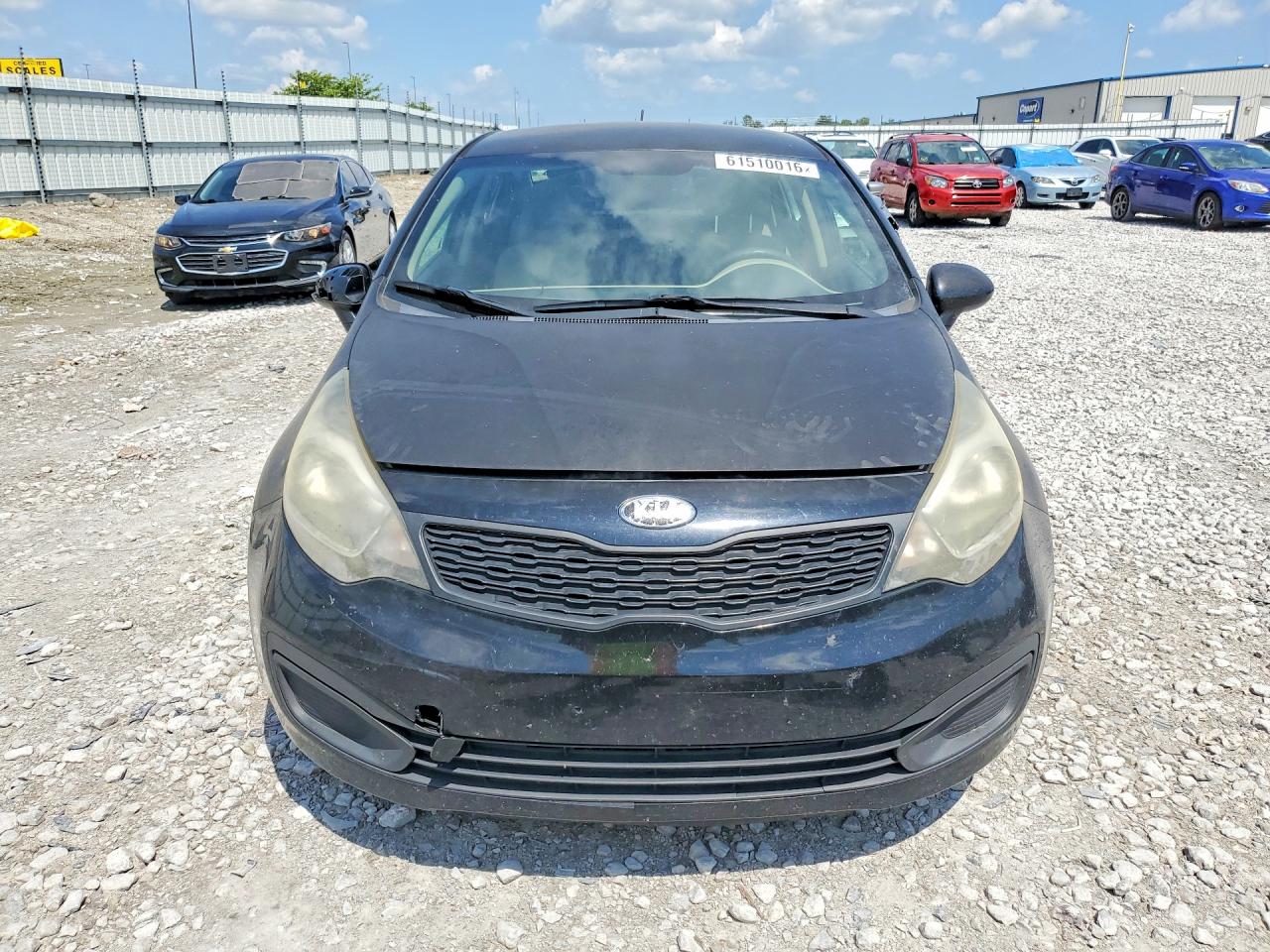 2014 Kia Rio Lx Black vin: KNADM4A30E6325187