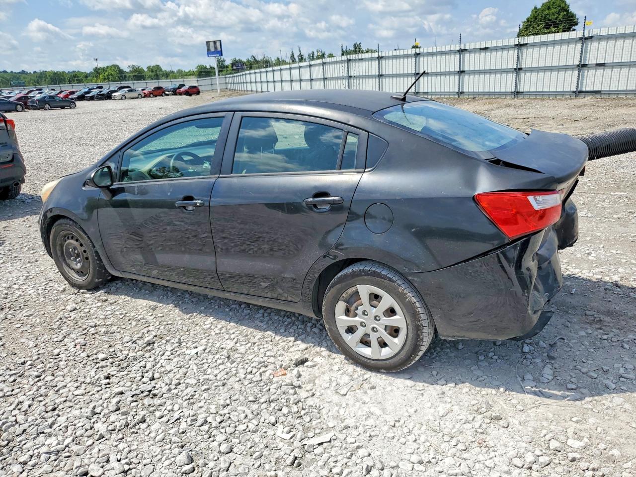 2014 Kia Rio Lx Black vin: KNADM4A30E6325187