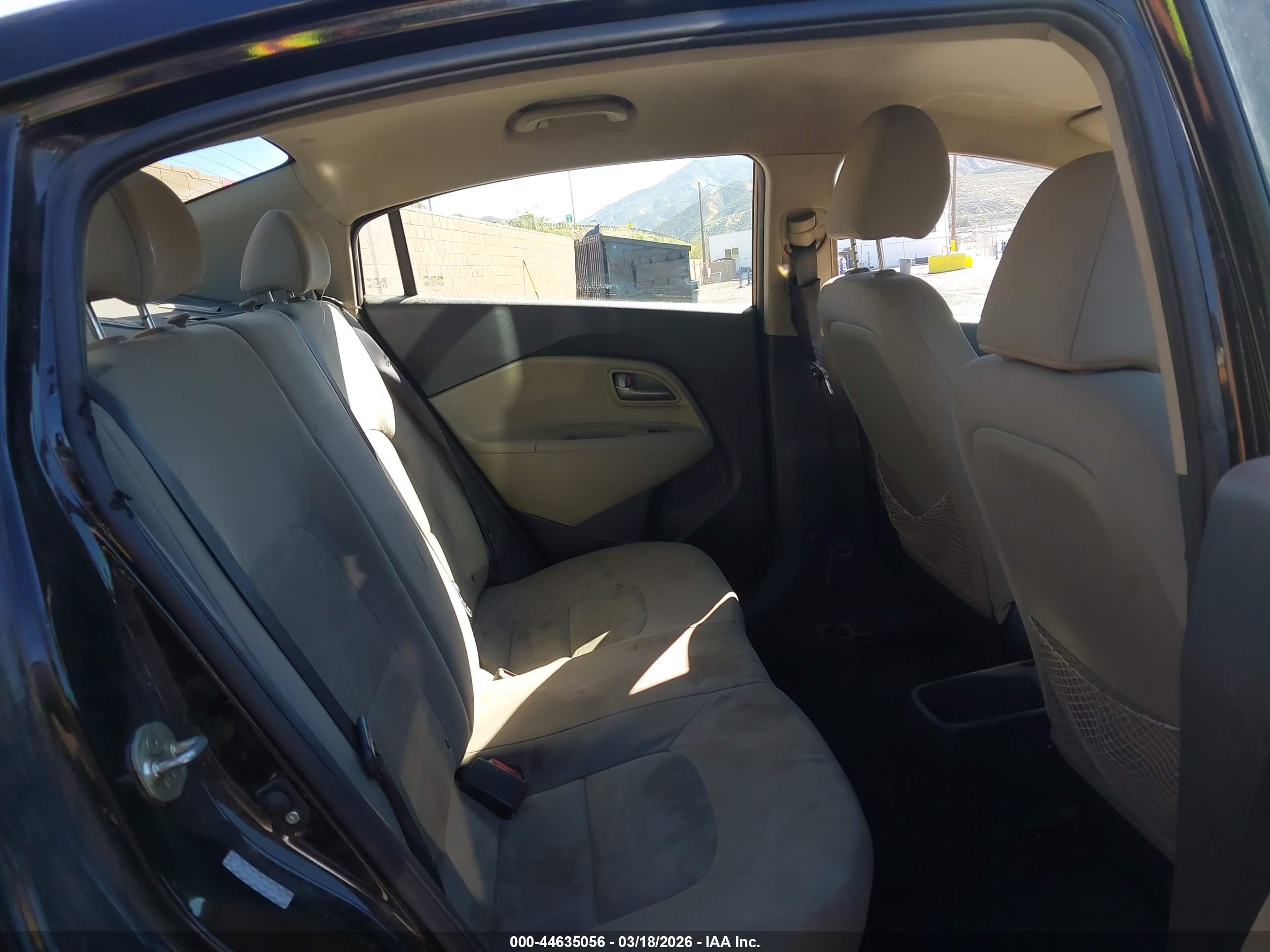 2014 Kia Rio Lx Black vin: KNADM4A30E6336027