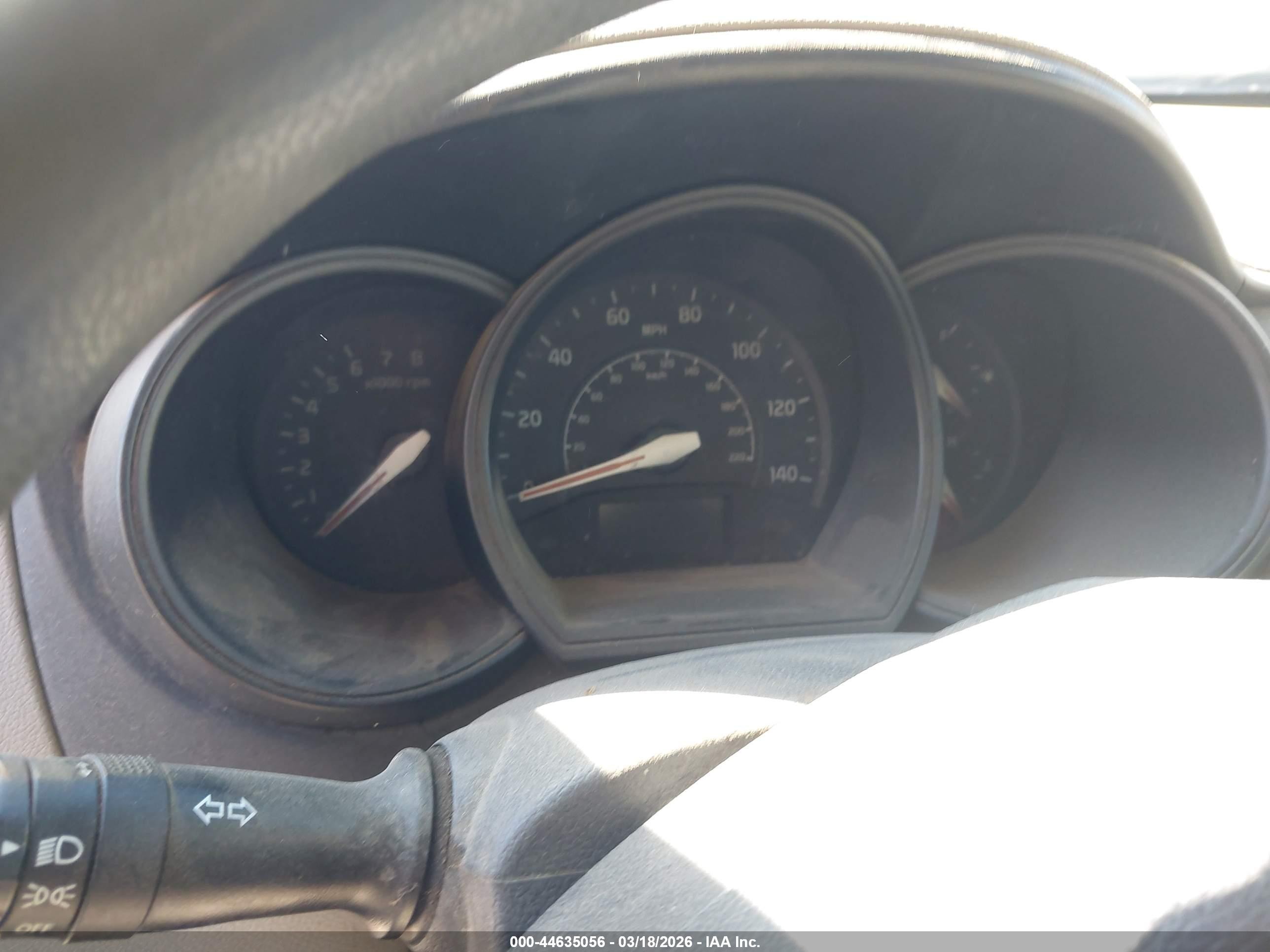 2014 Kia Rio Lx Black vin: KNADM4A30E6336027