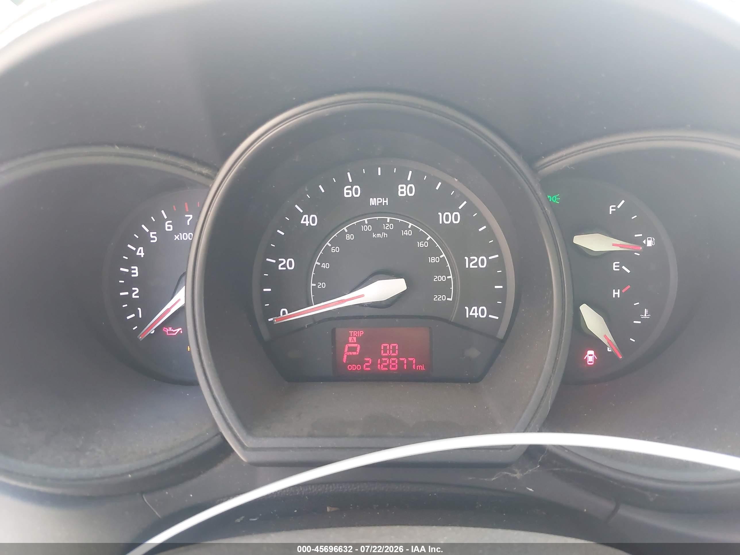 2014 Kia Rio Lx Silver vin: KNADM4A30E6363230