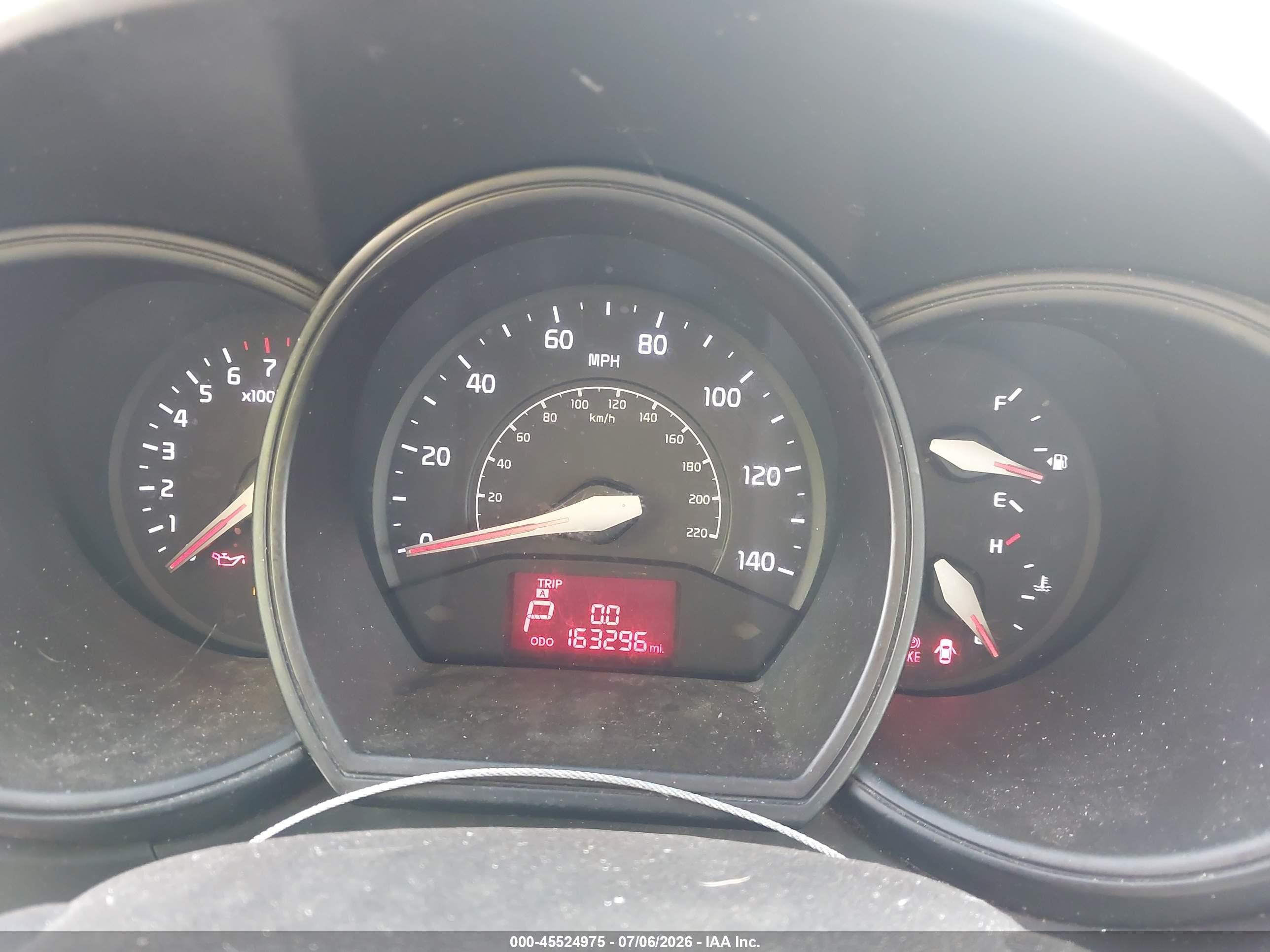 2014 Kia Rio Lx Black vin: KNADM4A30E6399046