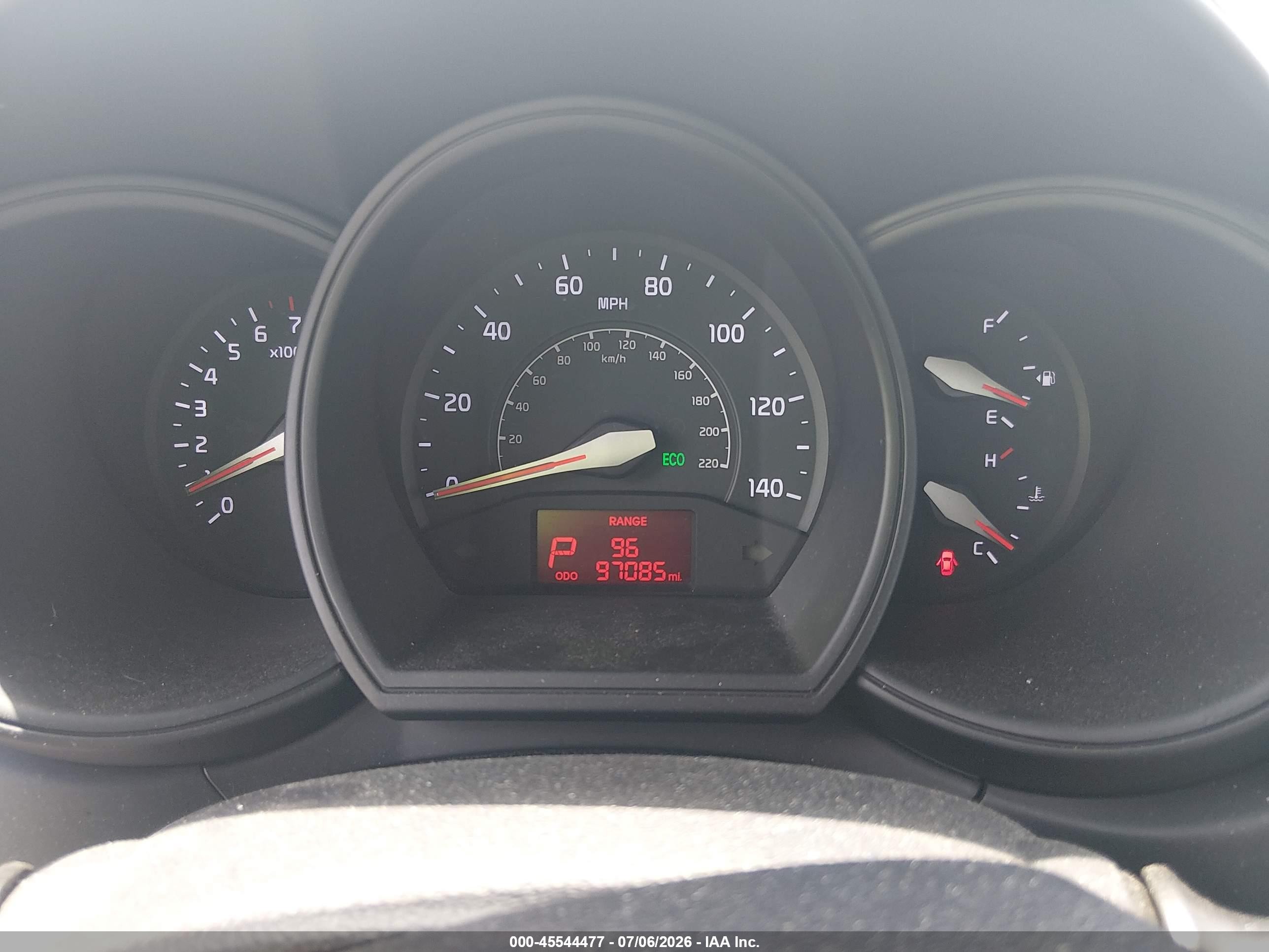 2015 Kia Rio Lx Red vin: KNADM4A30F6424450