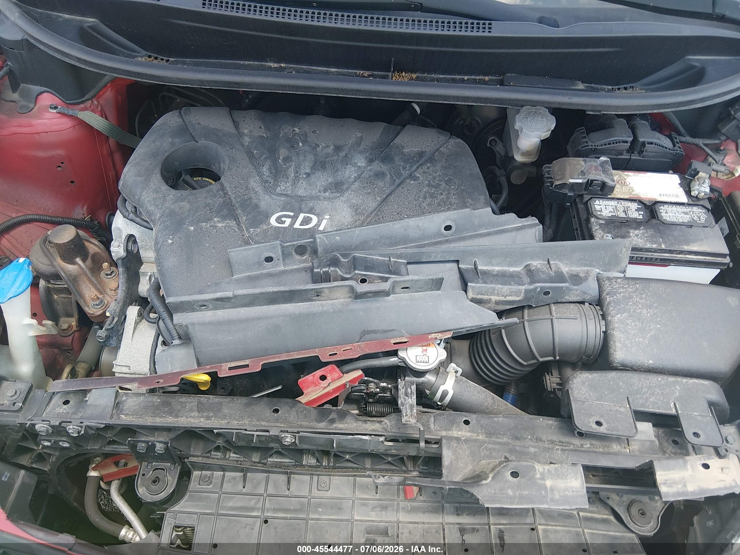 2015 Kia Rio Lx Red vin: KNADM4A30F6424450