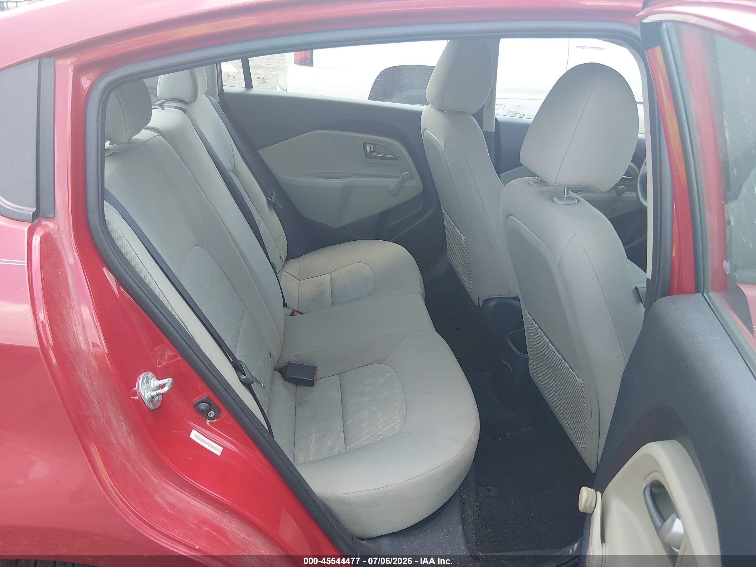 2015 Kia Rio Lx Red vin: KNADM4A30F6424450