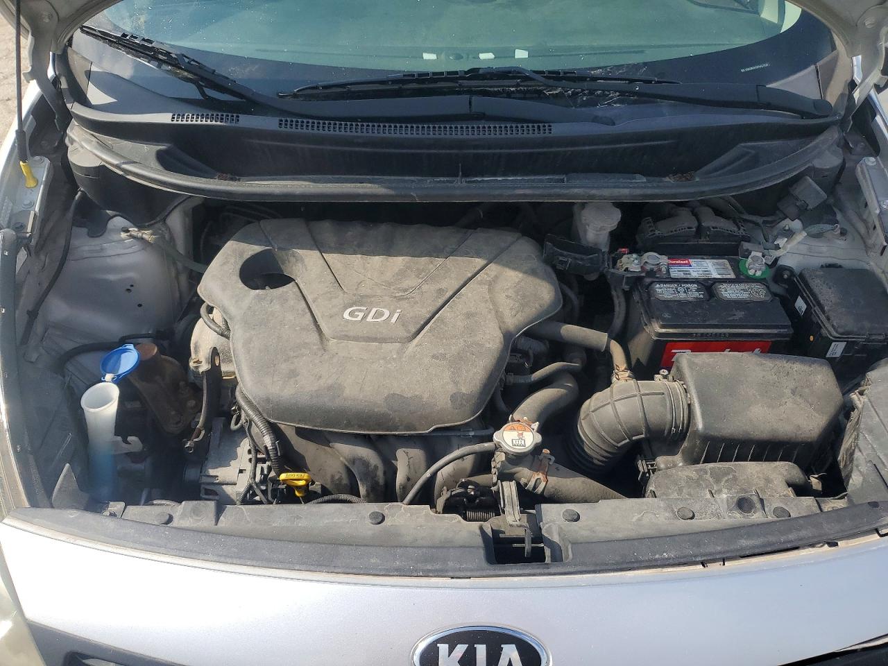 2015 Kia Rio Lx Silver vin: KNADM4A30F6427820