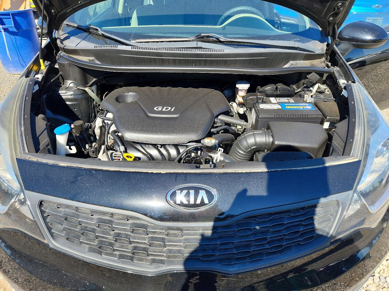 2015 Kia Rio Lx Black vin: KNADM4A30F6443158