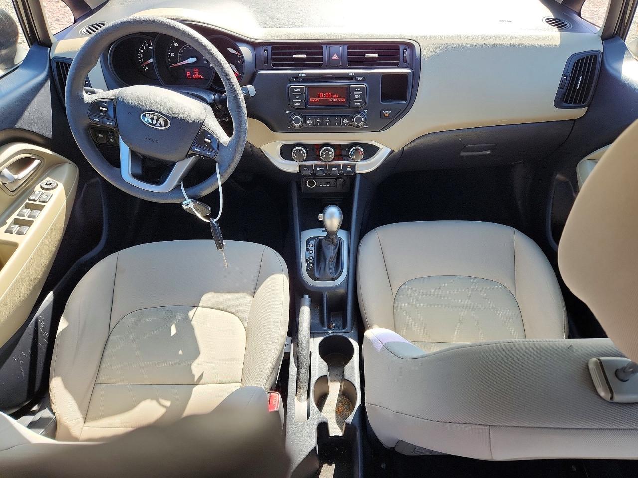 2015 Kia Rio Lx Black vin: KNADM4A30F6443158